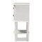 Baxton Studio Audrey Country Cottage Farmhouse White Finished 2-Drawer Nightstand 147-8180 - alternate 4